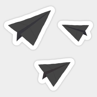 Paper Planes Sticker Pack Gray Sticker